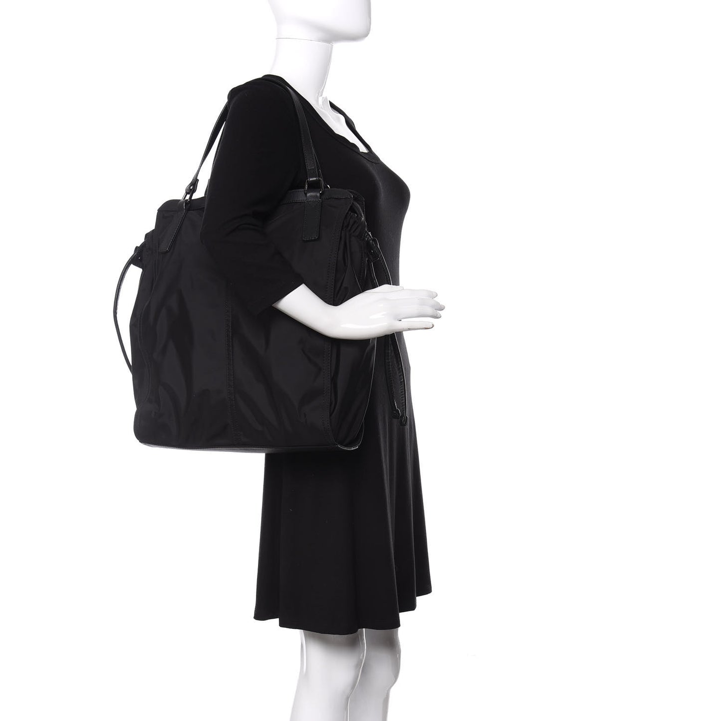 Nylon Buckleigh Packable Tote Black