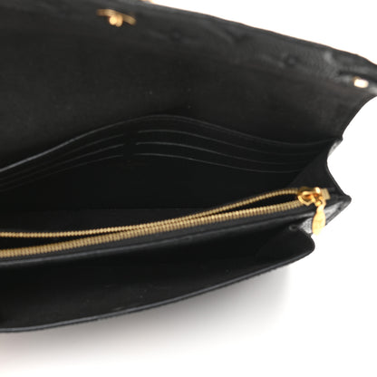 Louis Vuitton Empreinte Vavin Chain Wallet Black 4 of 7
