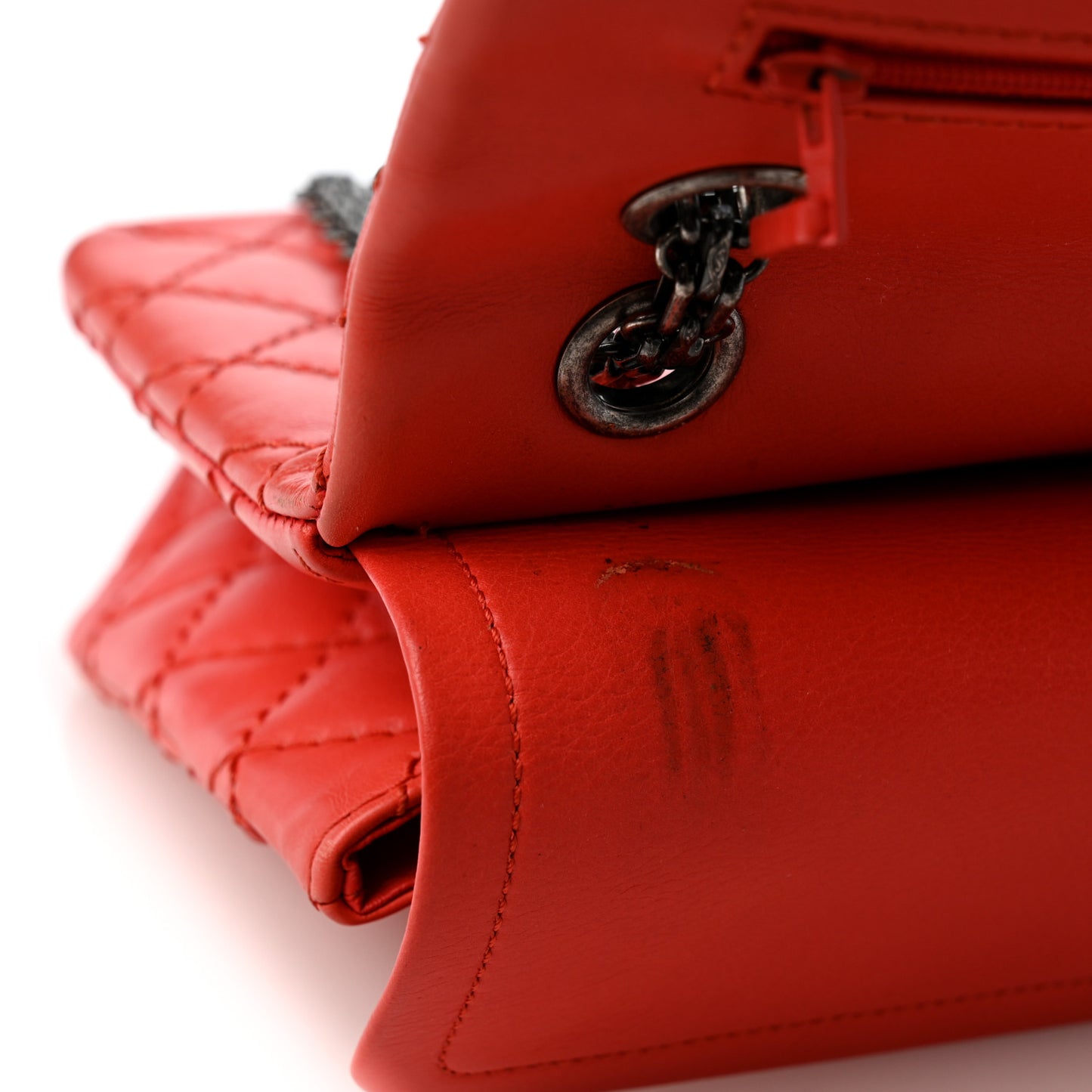 Calfskin Stitched 2.55 Reissue 226 Flap Red