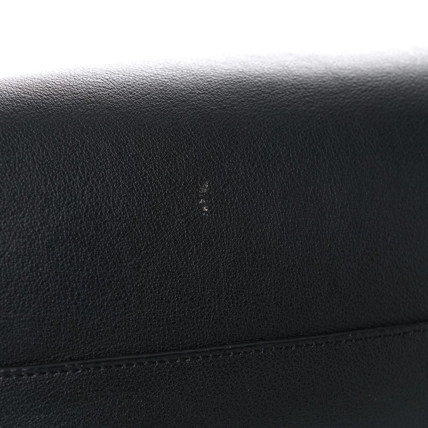 Calfskin Large Shopping Tote Black
