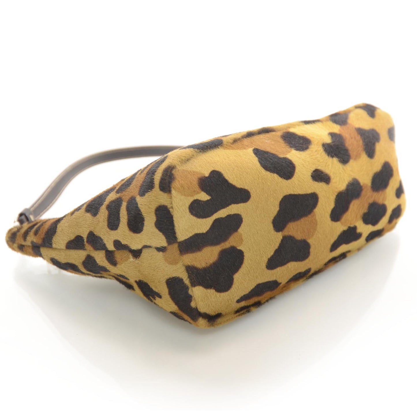 Calf Hair Leopard Print Bag