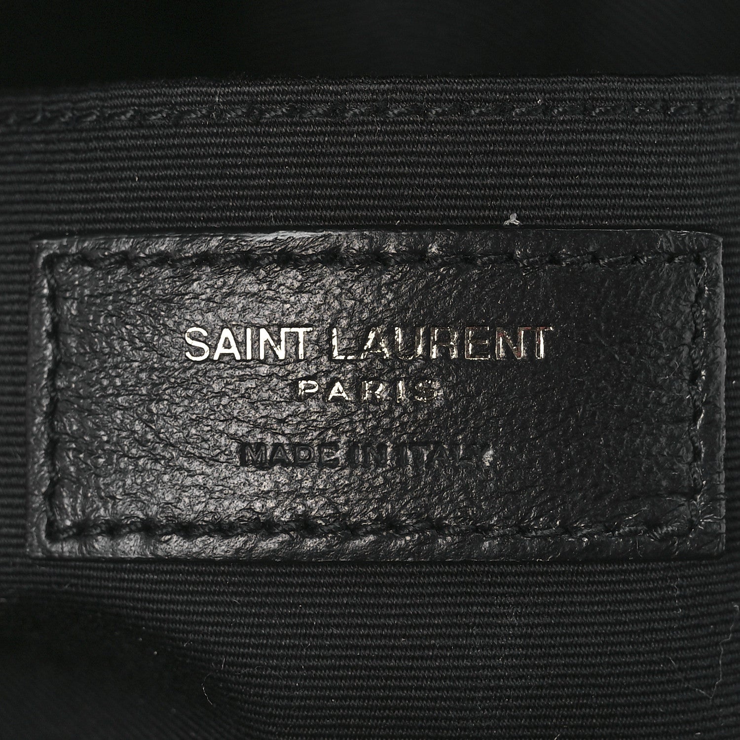 Saint Laurent Calfskin Matelasse Chevron Round Vinyle Camera Bag Black 6 of 12