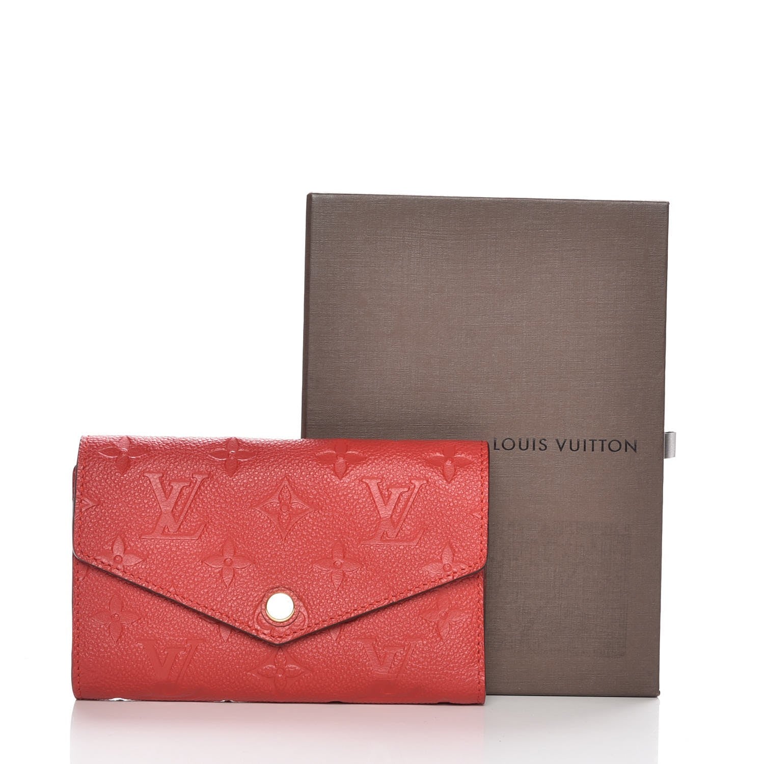 Louis Vuitton Empreinte Compact Curieuse Wallet Cherry 7 of 7