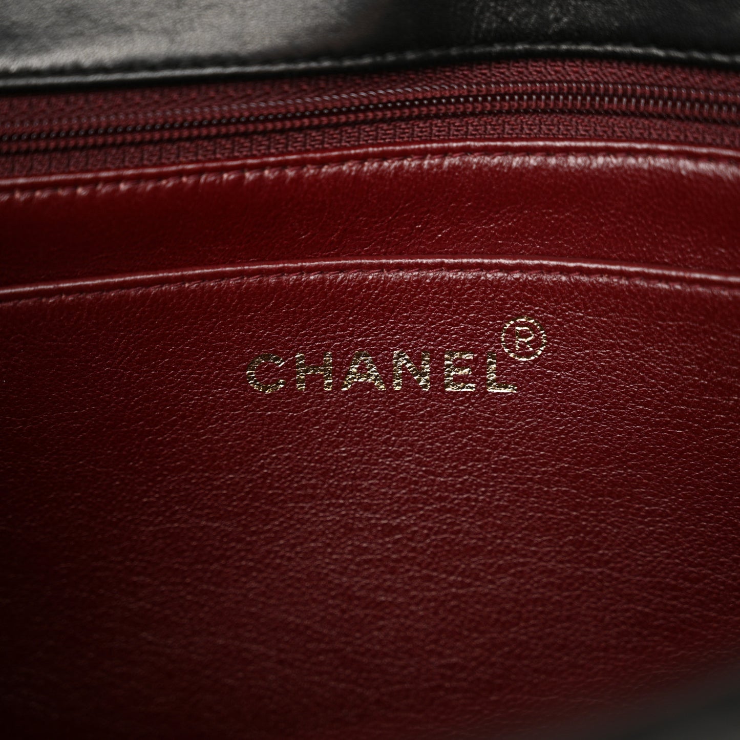 Lambskin Quilted Medium Single Flap Black