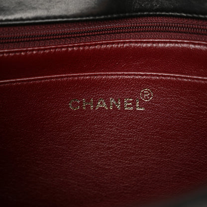 Chanel Lambskin Quilted Medium Single Flap Black 6 of 11