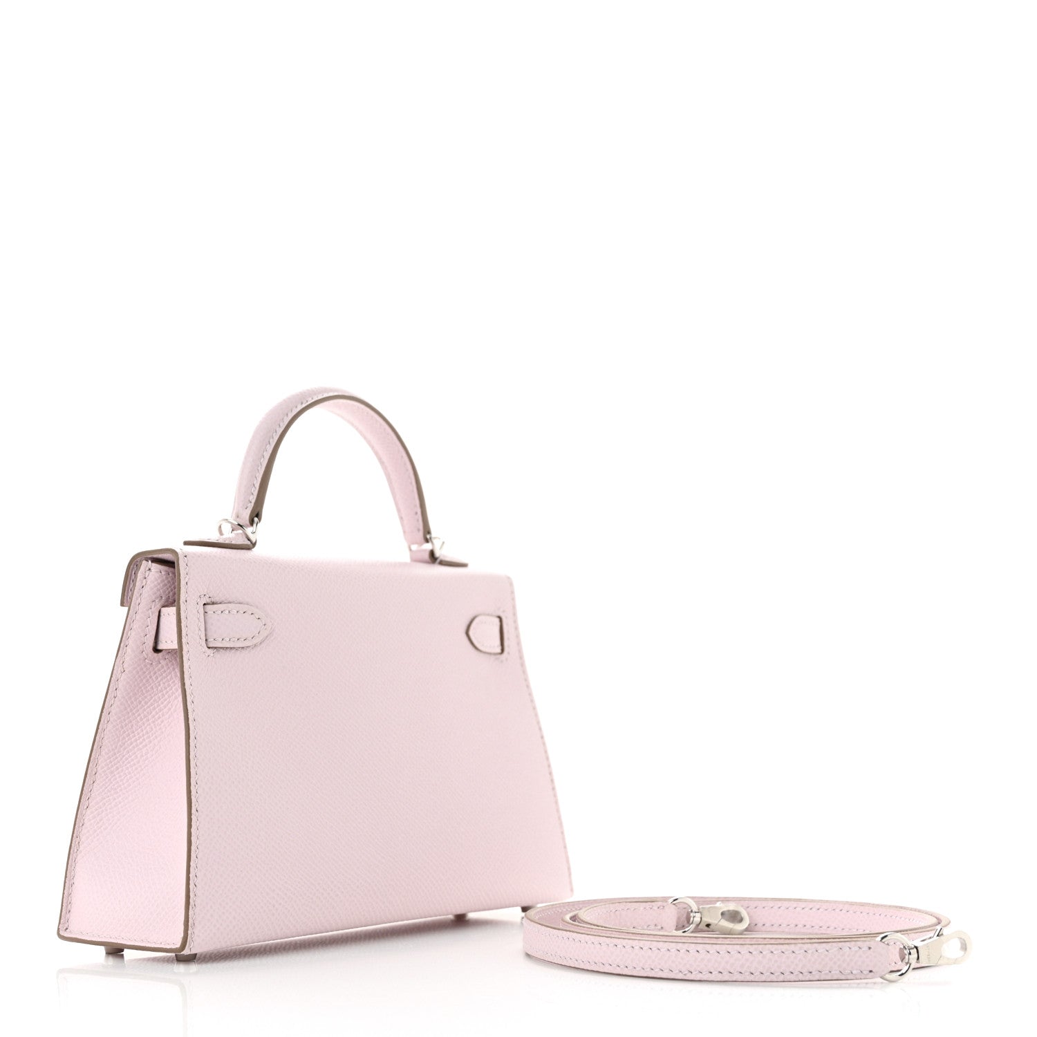 Hermes Epsom Mini Kelly Sellier 20 Mauve Pale 2 of 11