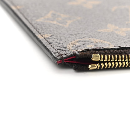 Louis Vuitton Monogram Felicie Chain Wallet Zippered Insert Fuchsia 7 of 8