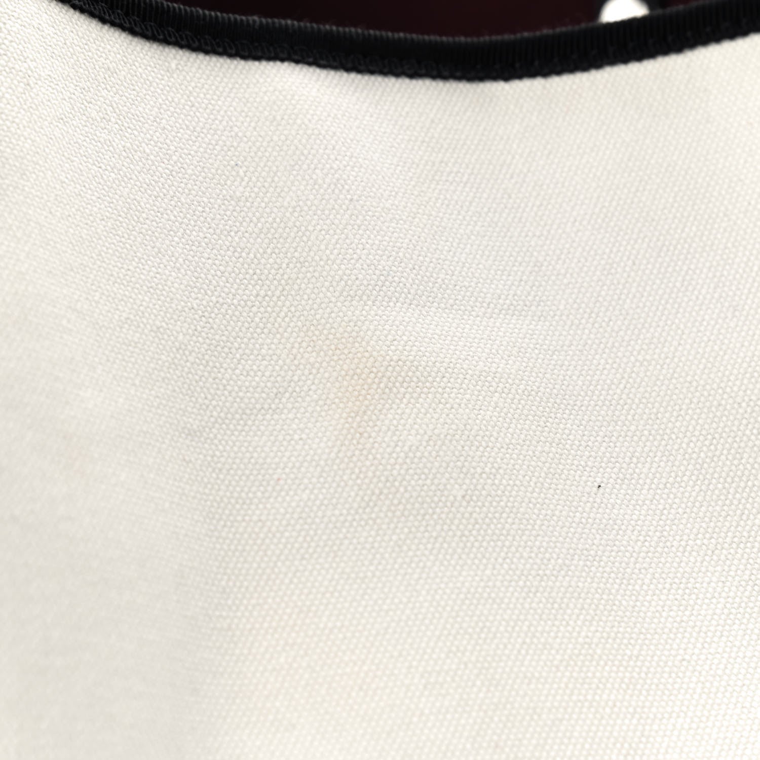 Chanel Canvas Calfskin Large Let's Demonstrate Tote White Black 10 of 11