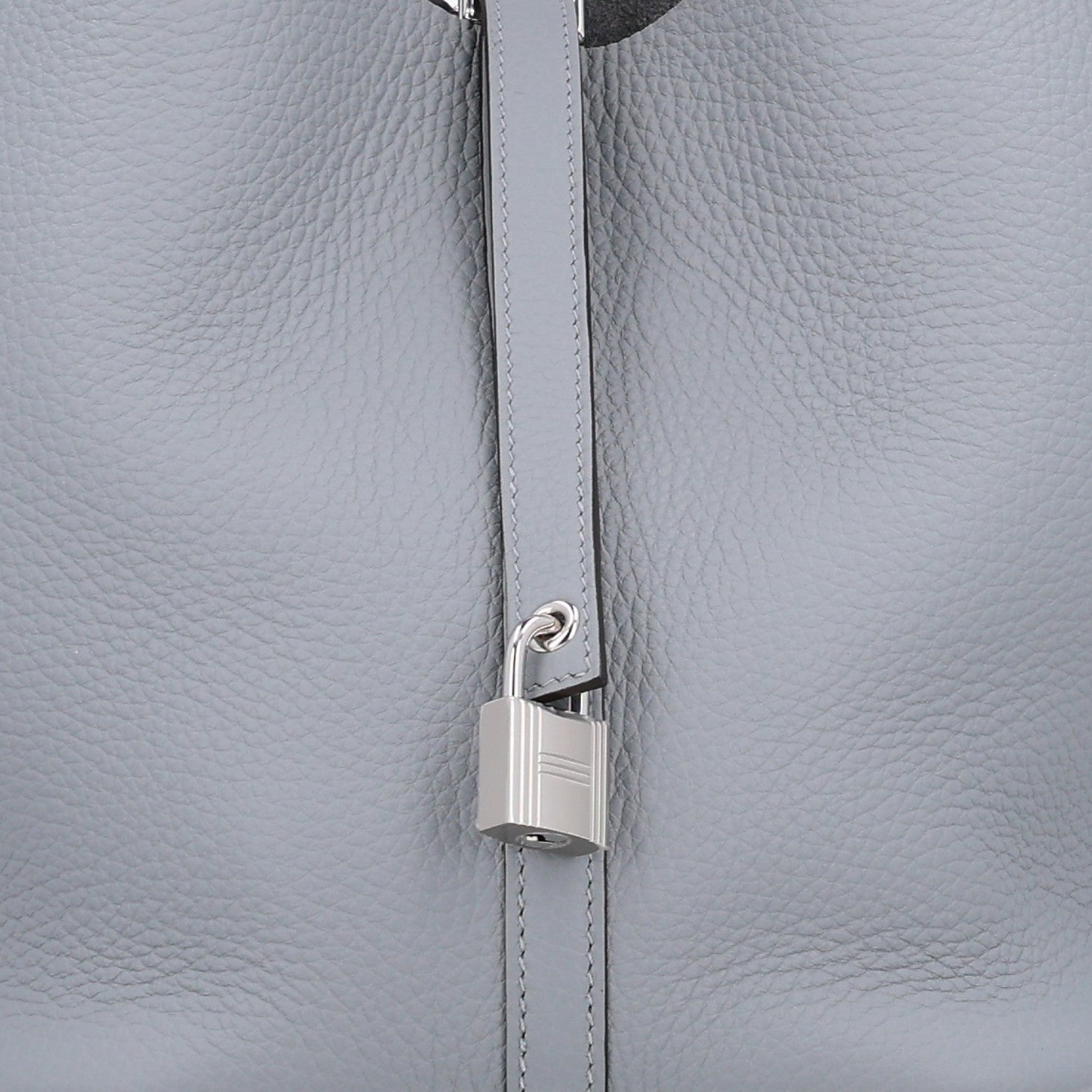 Hermes Taurillon Clemence Picotin Lock 22 MM Bleu Glacier 8 of 10