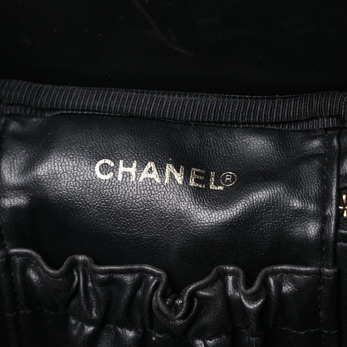 Caviar Cosmetic Vanity Bag Black