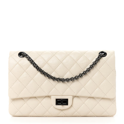 Chanel Aged Calfskin Quilted 2.55 Reissue 227 Flap White 1 of 10