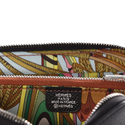 Hermes Epsom Silk'in Compact Wallet Black 7 of 8
