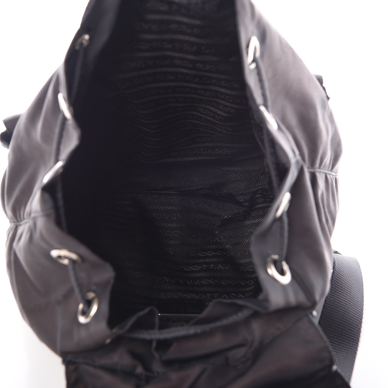 Prada Tessuto Nylon Vela Small Backpack Anthracite 5 of 10