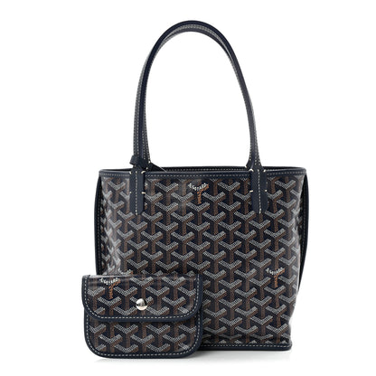 Goyard Goyardine Reversible Mini Anjou Navy 4 of 18