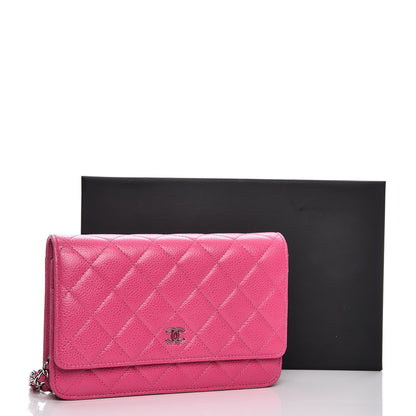 Chanel Caviar Quilted Wallet on Chain WOC 9 of 9
