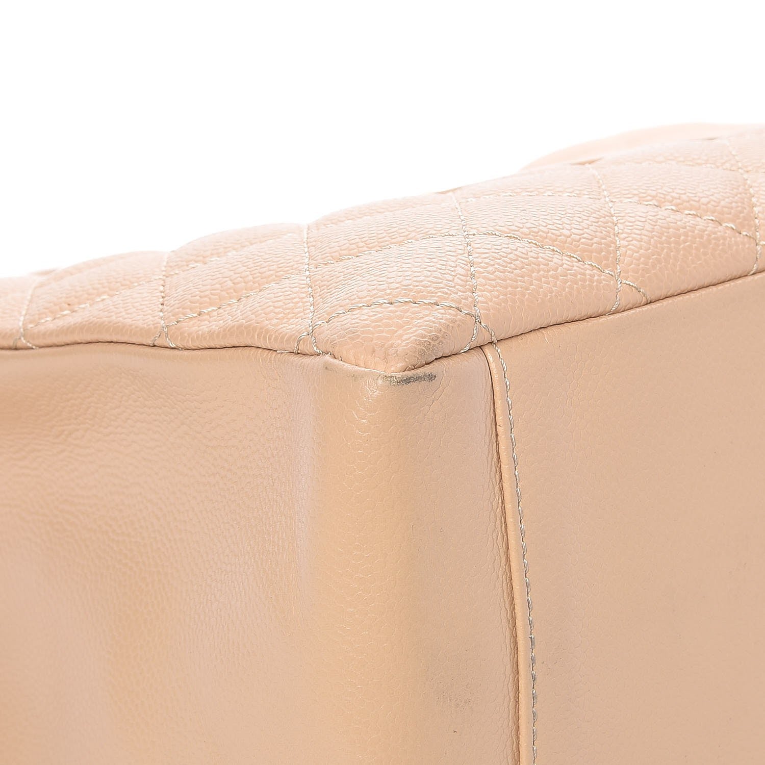 Chanel Caviar Quilted Grand Shopping Tote GST Beige Clair 8 of 11