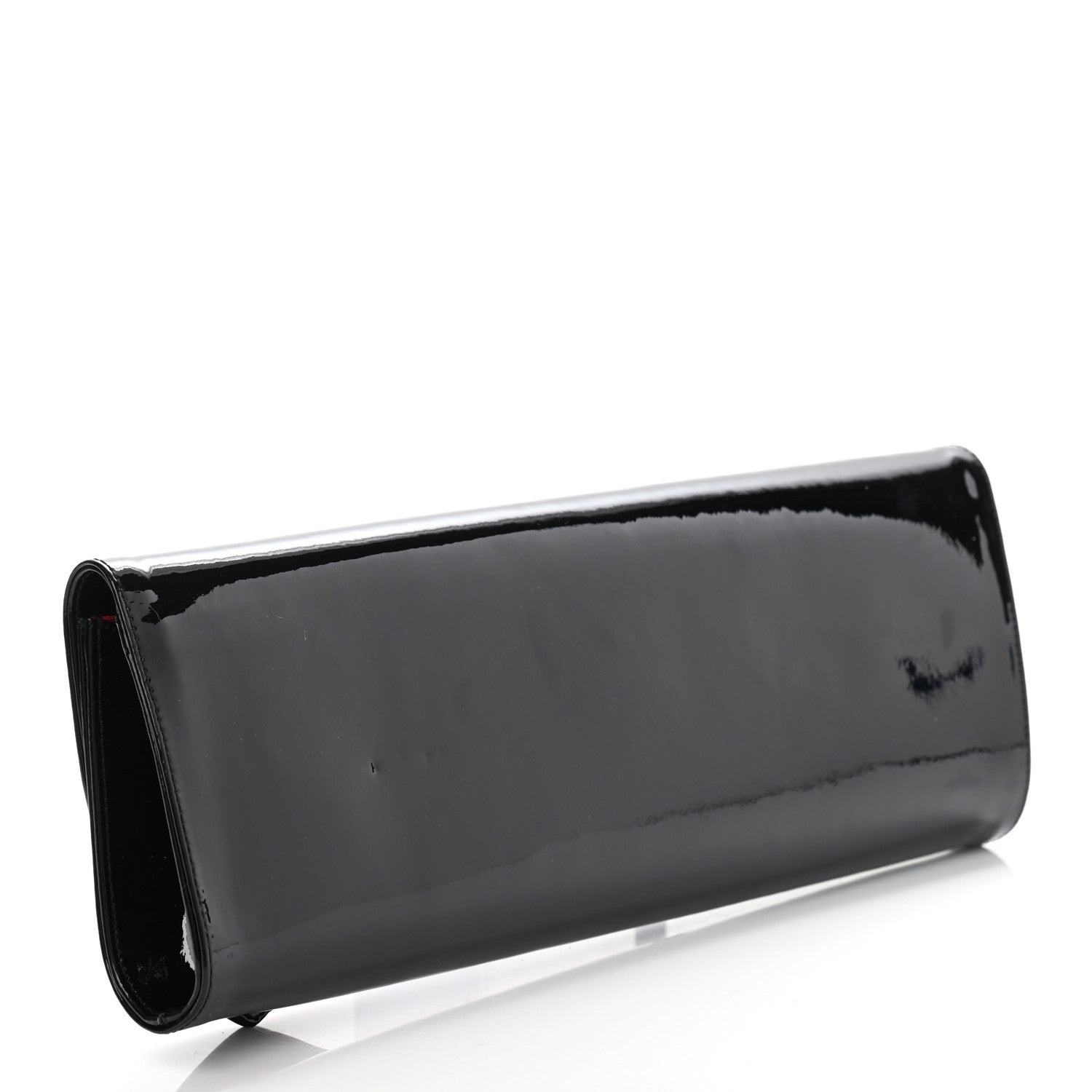 Christian Louboutin Patent Pigalle Clutch Black 2 of 7