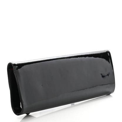 Christian Louboutin Patent Pigalle Clutch Black 2 of 7