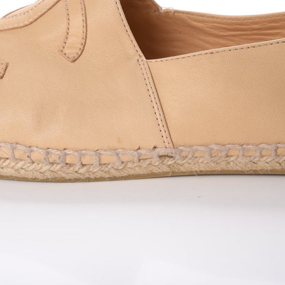 Chanel Lambskin CC Espadrilles 41 Beige Black 11 of 21