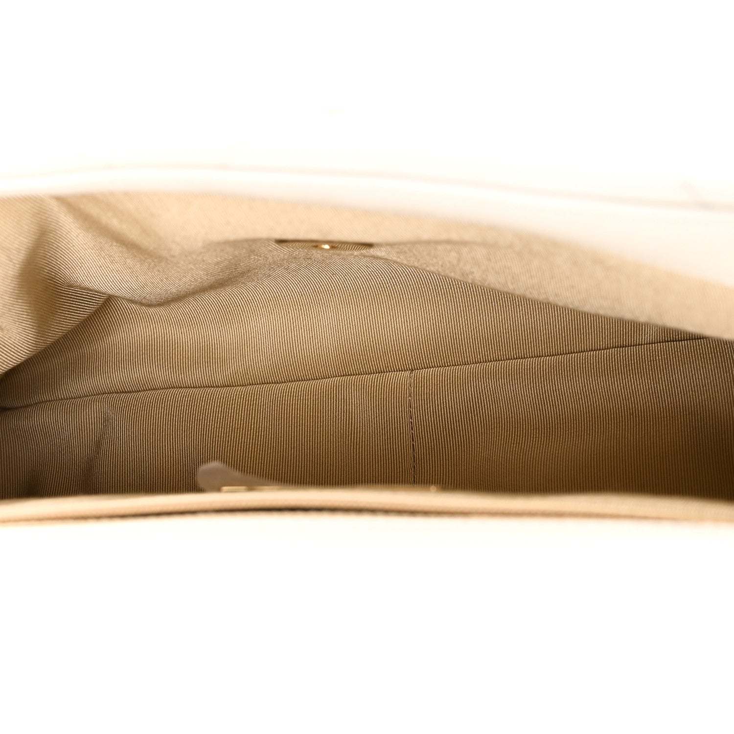 Chanel Goatskin Quilted Medium Chanel 19 Flap White 4 of 9