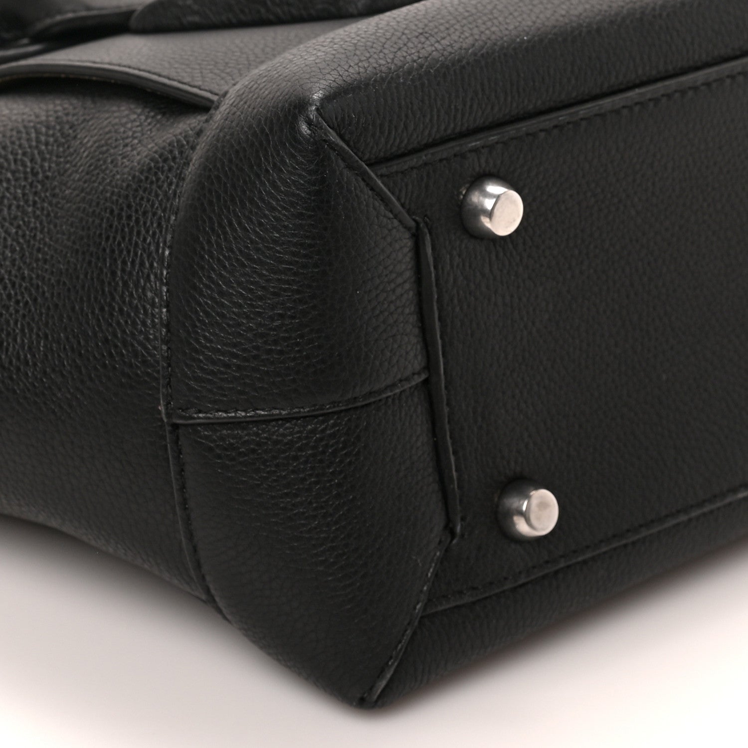 Bottega Veneta Grained Calfskin Maxi Intrecciato Medium Arco Black 7 of 8