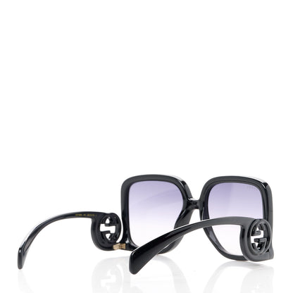 Gucci Acetate Rectangle Frame Sunglasses GG1326S Black 4 of 9