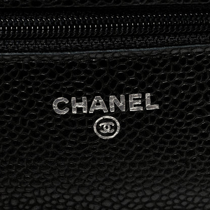 Chanel Caviar Quilted Wallet On Chain WOC Black 6 of 11
