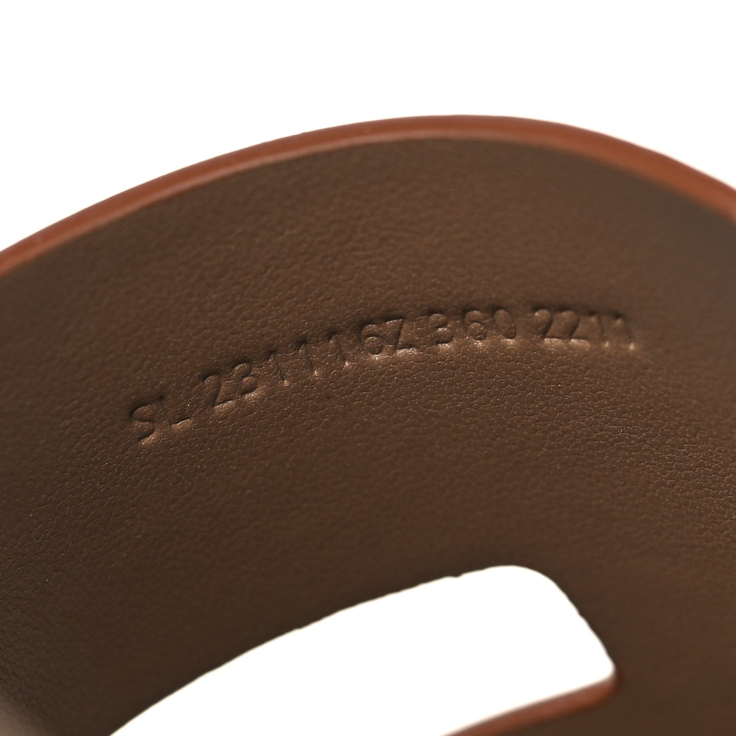 Calfskin Cork Eze 30 Sandals 36 Marron Glaise