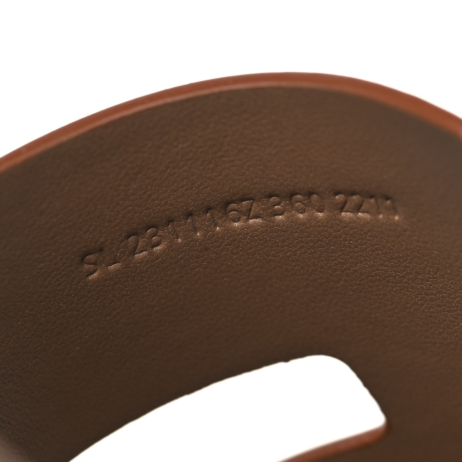 Hermes Calfskin Cork Eze 30 Sandals 36 Marron Glaise 8 of 9