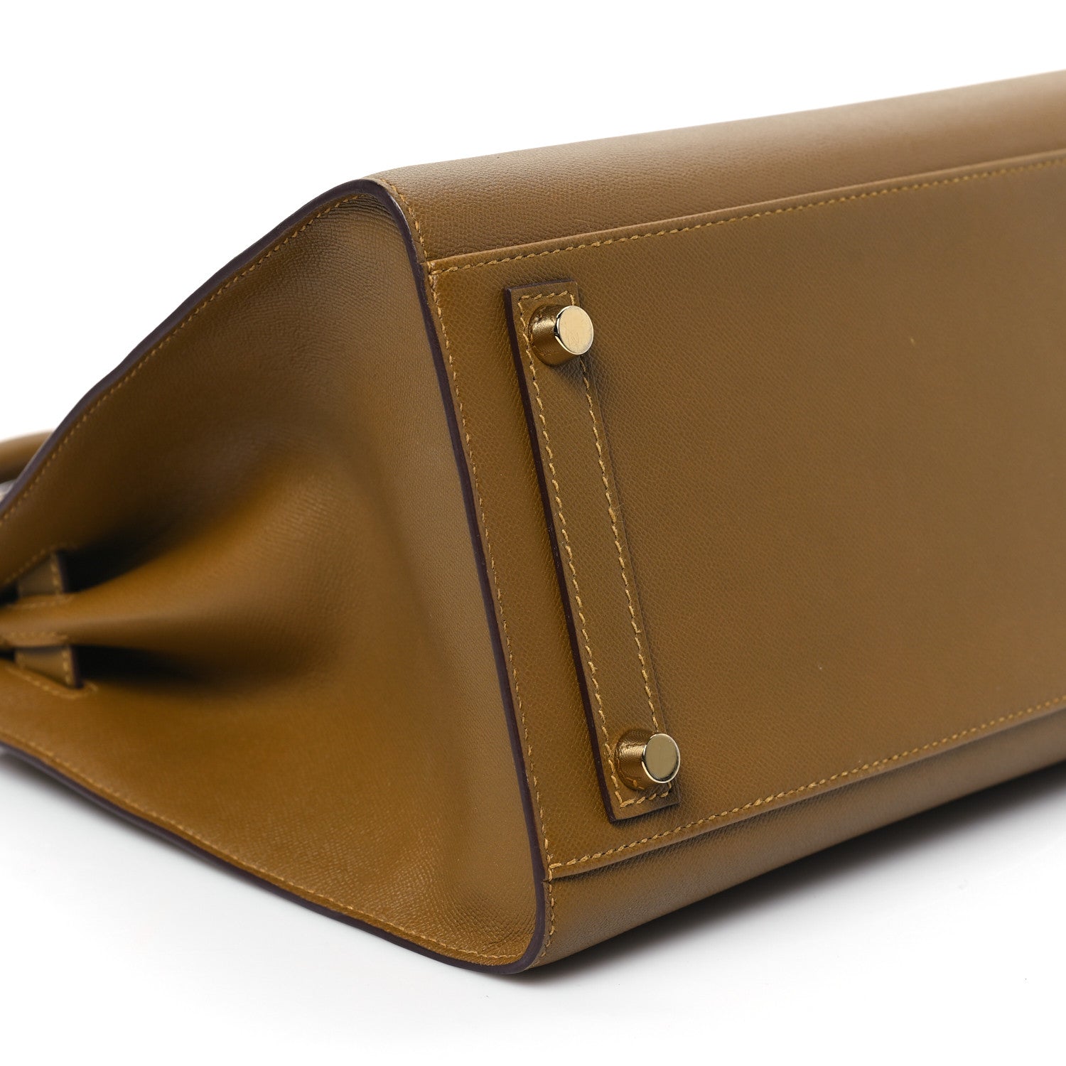 Hermes Madame Calfskin Birkin Sellier 30 Bronze Dore 9 of 11