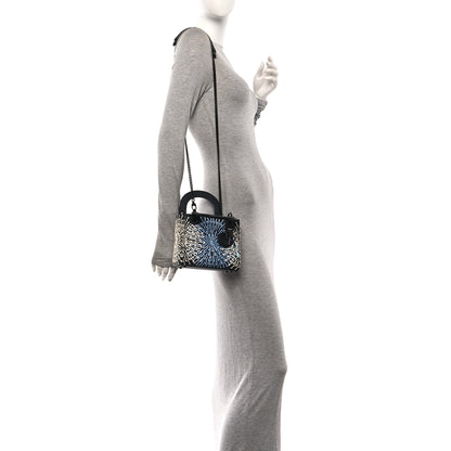 Christian Dior X BHARTI KHER Calfskin Painted Mini Lady Dior Black 2 of 10