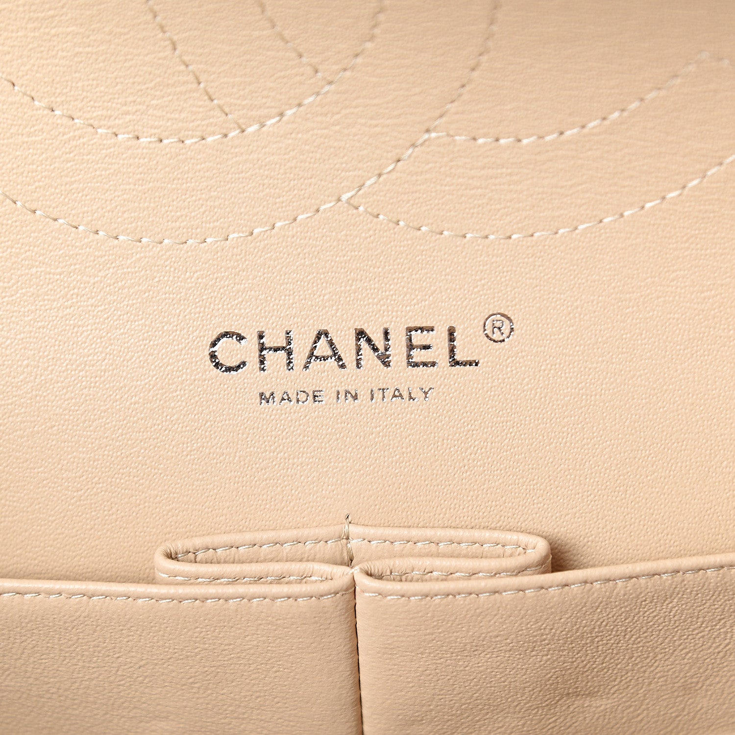 Chanel Caviar Quilted Jumbo Double Flap Beige Clair 5 of 9