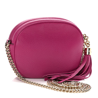 Gucci Cellarius Calfskin Mini Soho Chain Bag Bright Bouganville 3 of 11