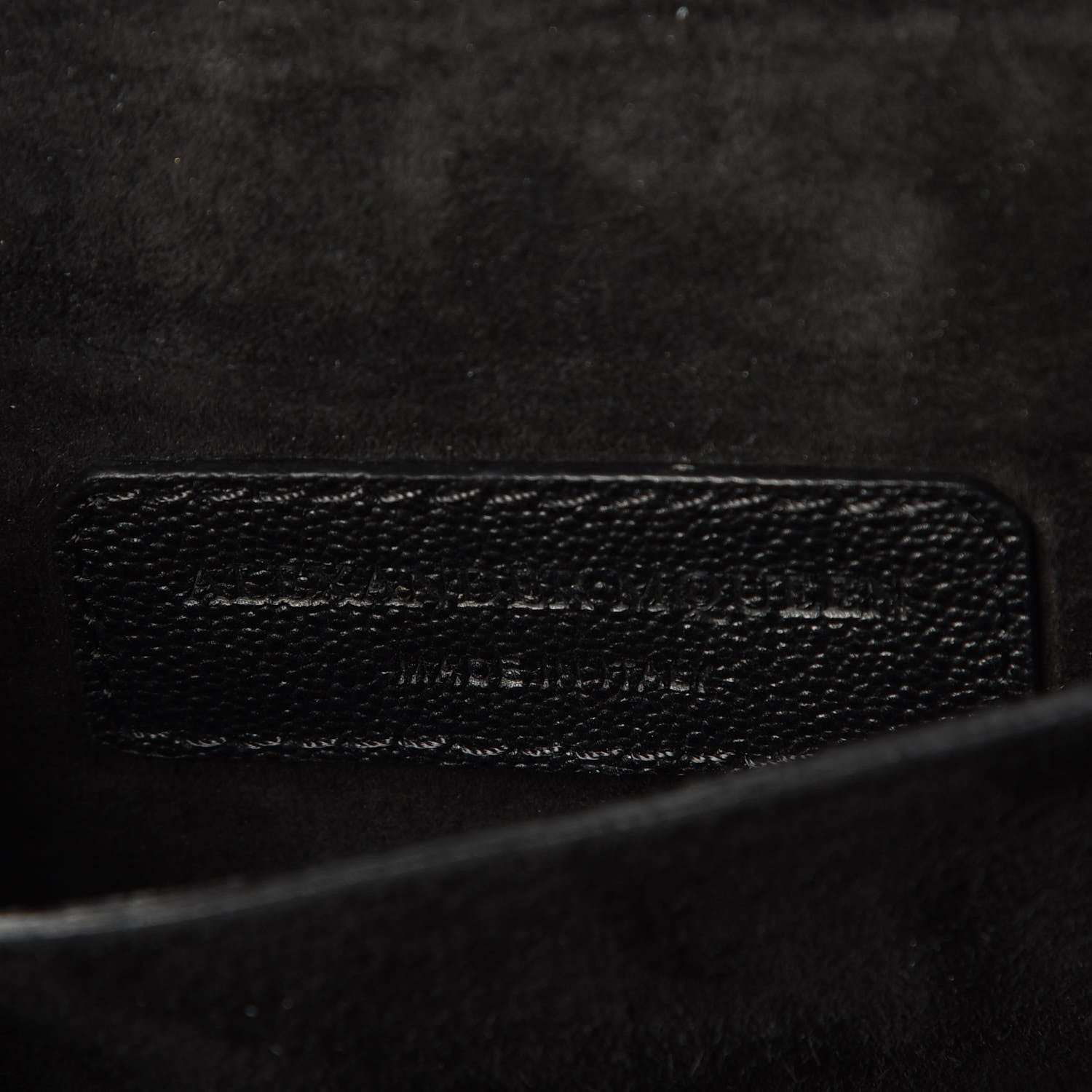 Alexander McQueen Grained Calfskin Small Insignia Flap Black 6 of 7