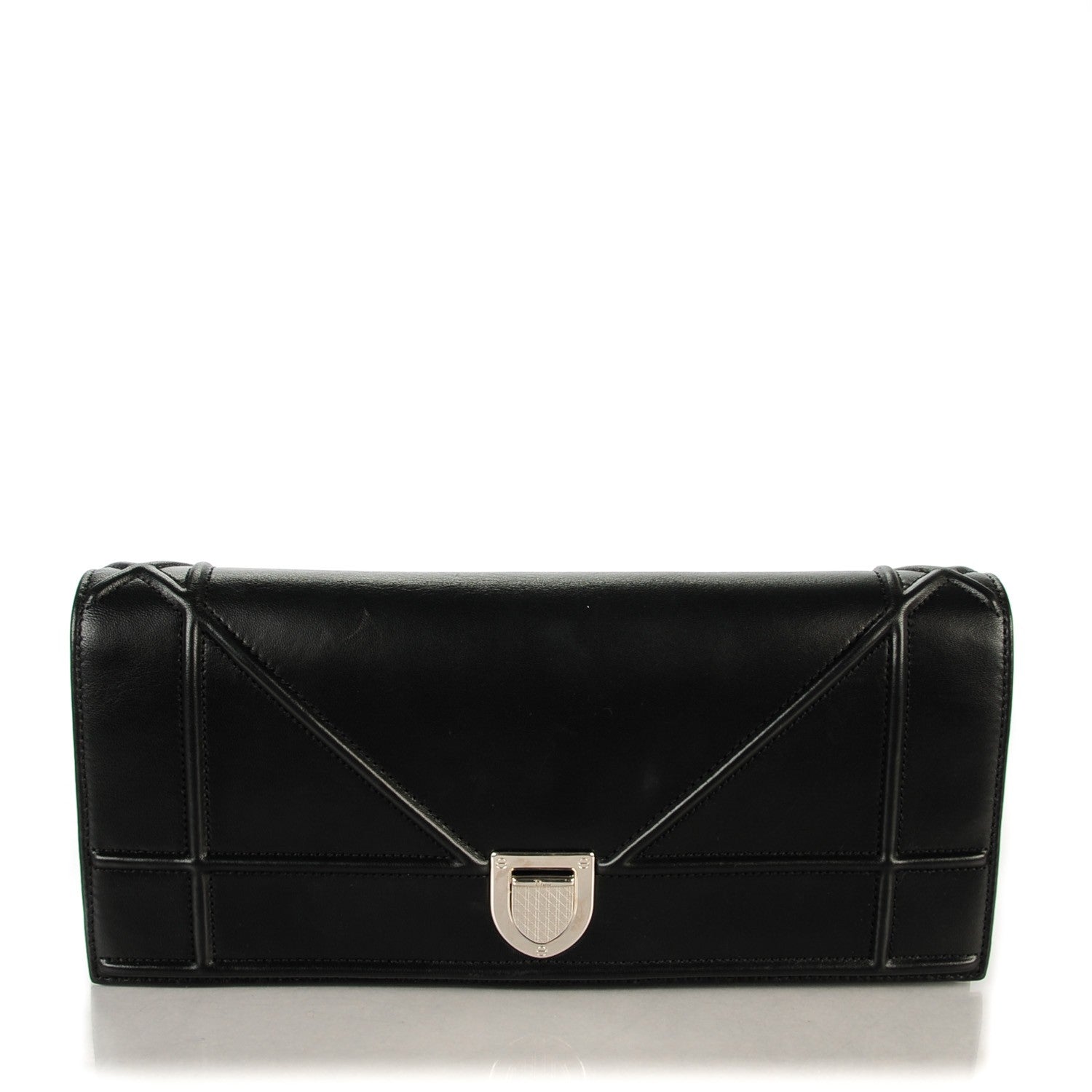 Christian Dior Lambskin Diorama Pochette Black 1 of 10