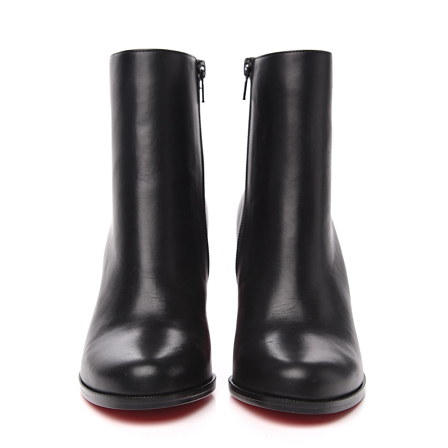 Christian Louboutin Calfskin Adox 85 Ankle Boots 36.5 Black 2 of 8