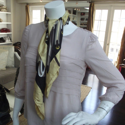 Gucci Silk Ribbon Belt Print Scarf 2 of 5