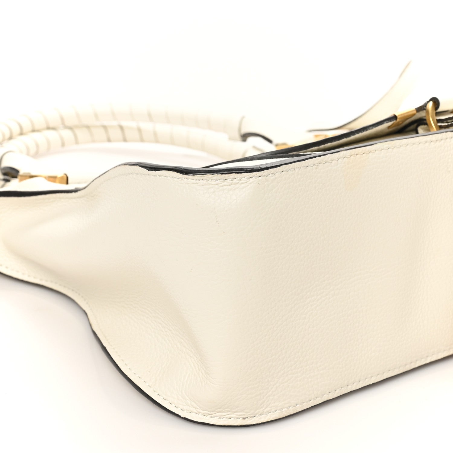 Chloe Calfskin Medium Marcie Satchel White 8 of 9