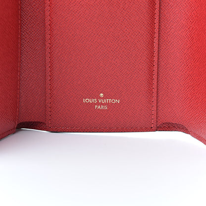 Louis Vuitton Damier Ebene Victorine Wallet Cherry 6 of 8