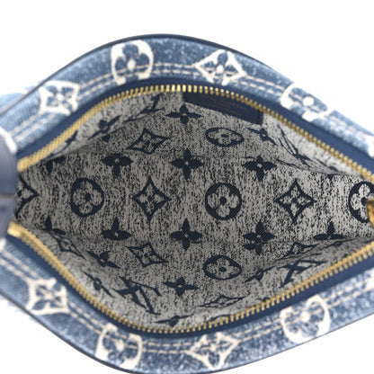Louis Vuitton Monogram Jacquard Denim Loop Bleu 5 of 9