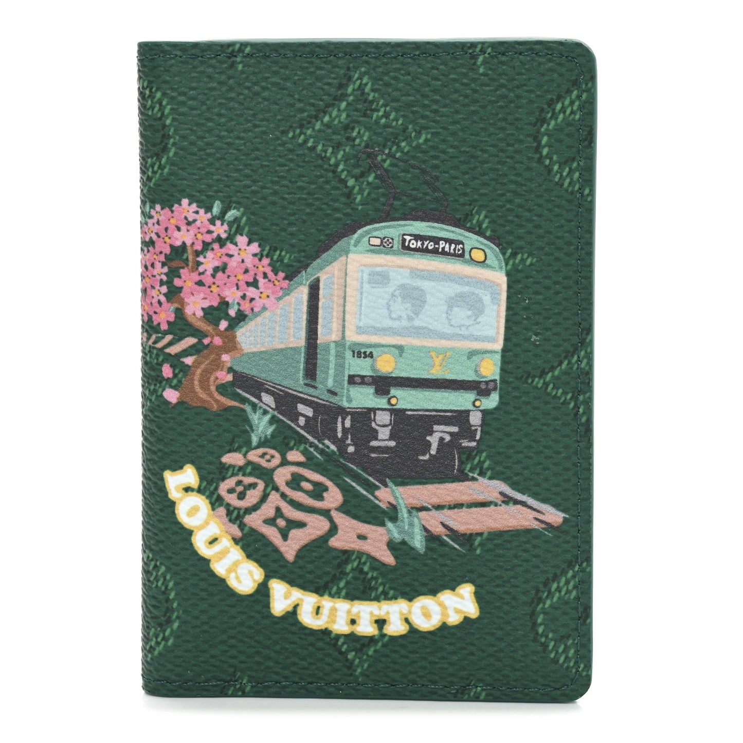 Monogram Paris Tokyo Pocket Organizer Green