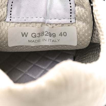 Chanel Mesh Suede Grained Calfskin Womens CC Sneakers 40 Black White 8 of 8