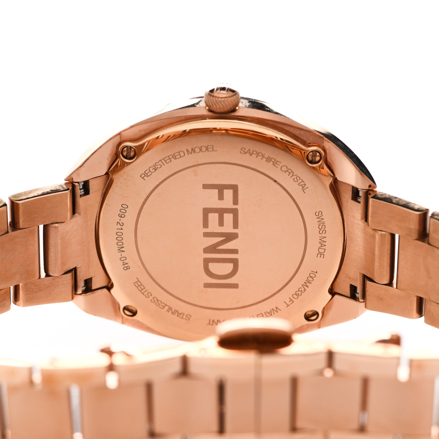 Fendi Stainless Steel 34mm Momento Date Quartz Watch 4 of 5