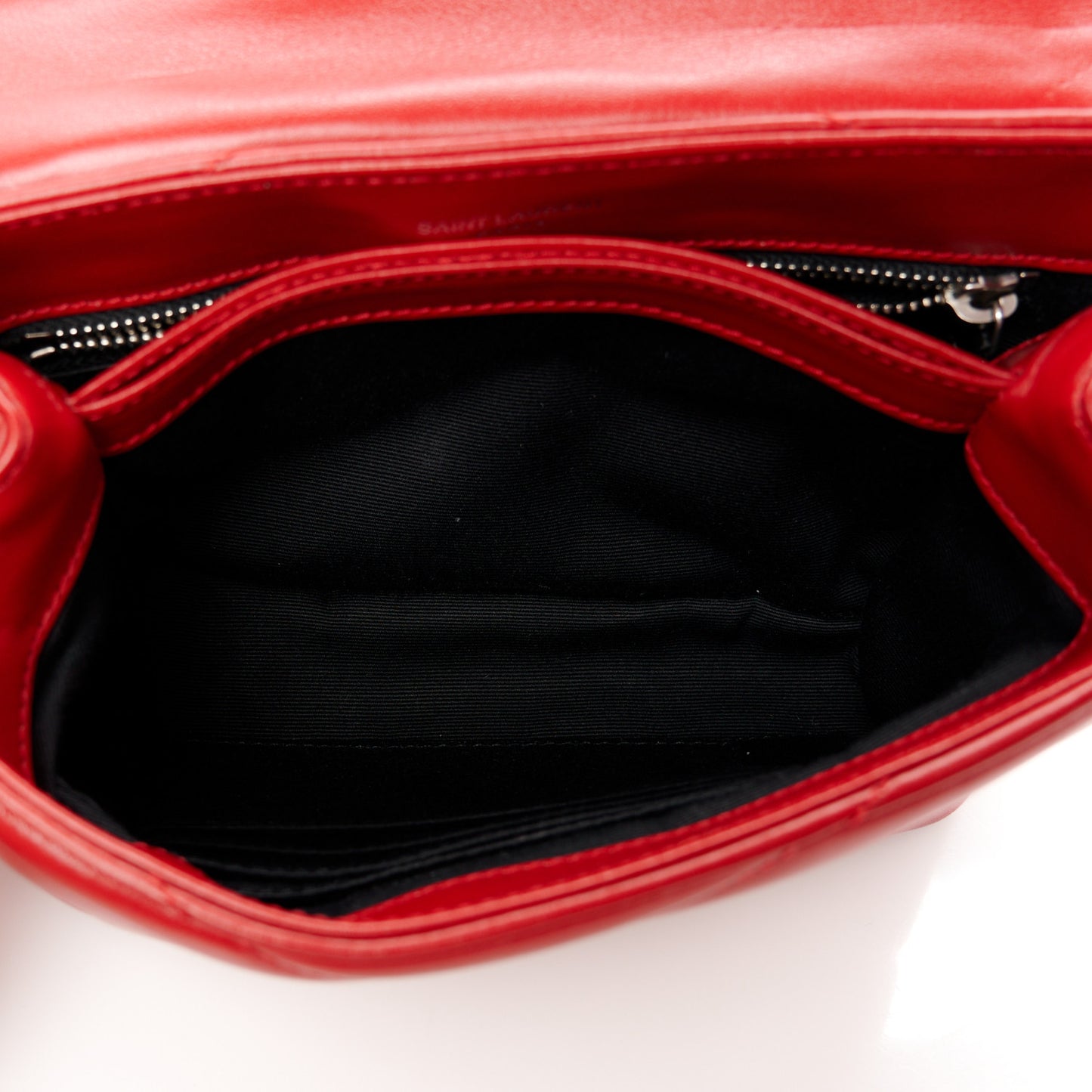 Calfskin Y Quilted Monogram Toy Loulou Crossbody Bag Rouge Eros