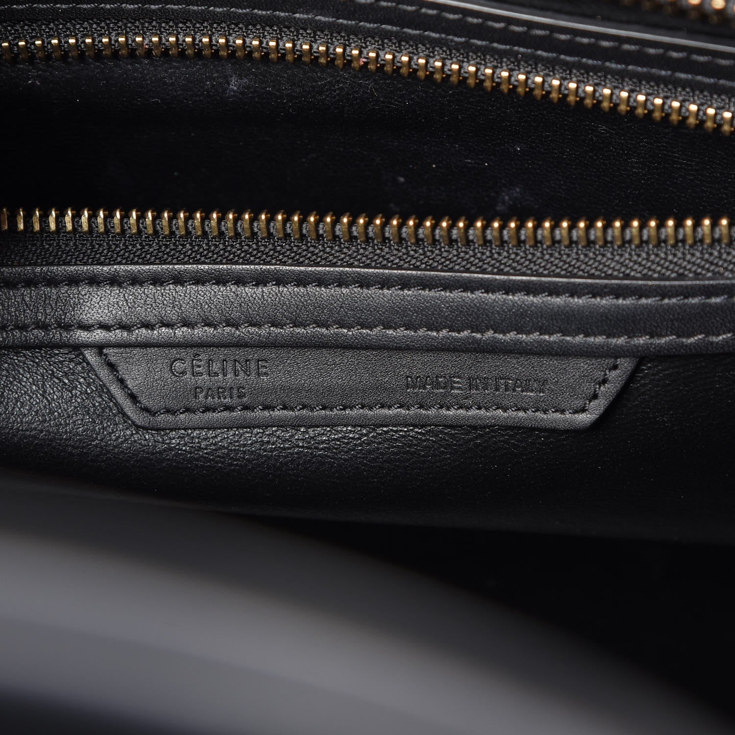 Celine Smooth Calfskin Mini Luggage Black 7 of 18
