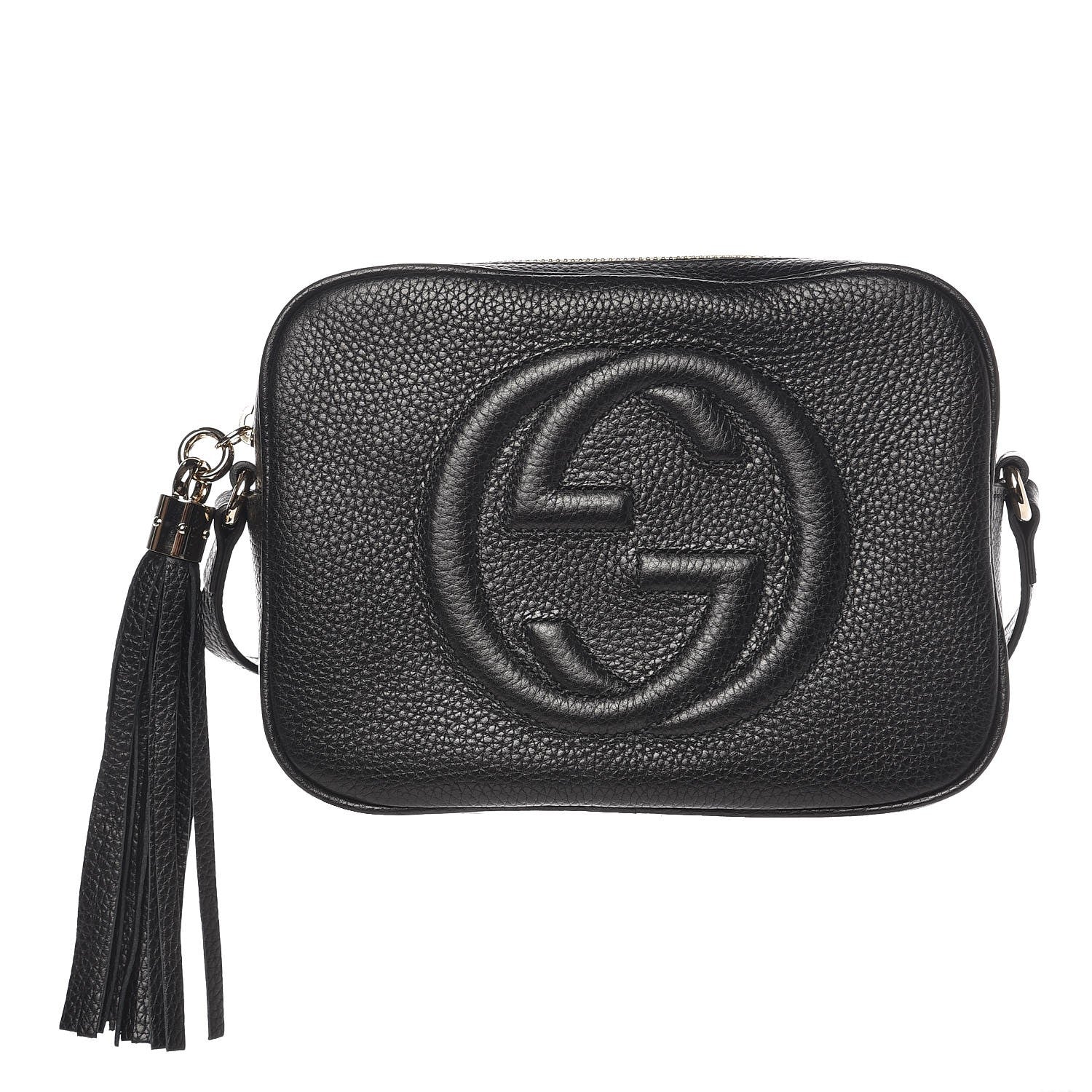 Gucci Pebbled Calfskin Small Soho Disco Bag Black 1 of 7