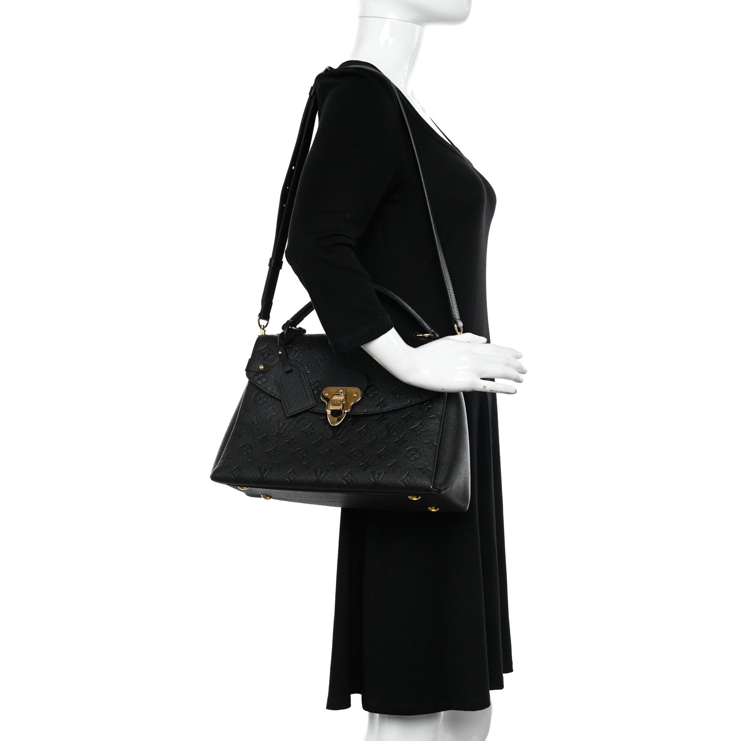 Louis Vuitton Empreinte Georges MM Black 2 of 9
