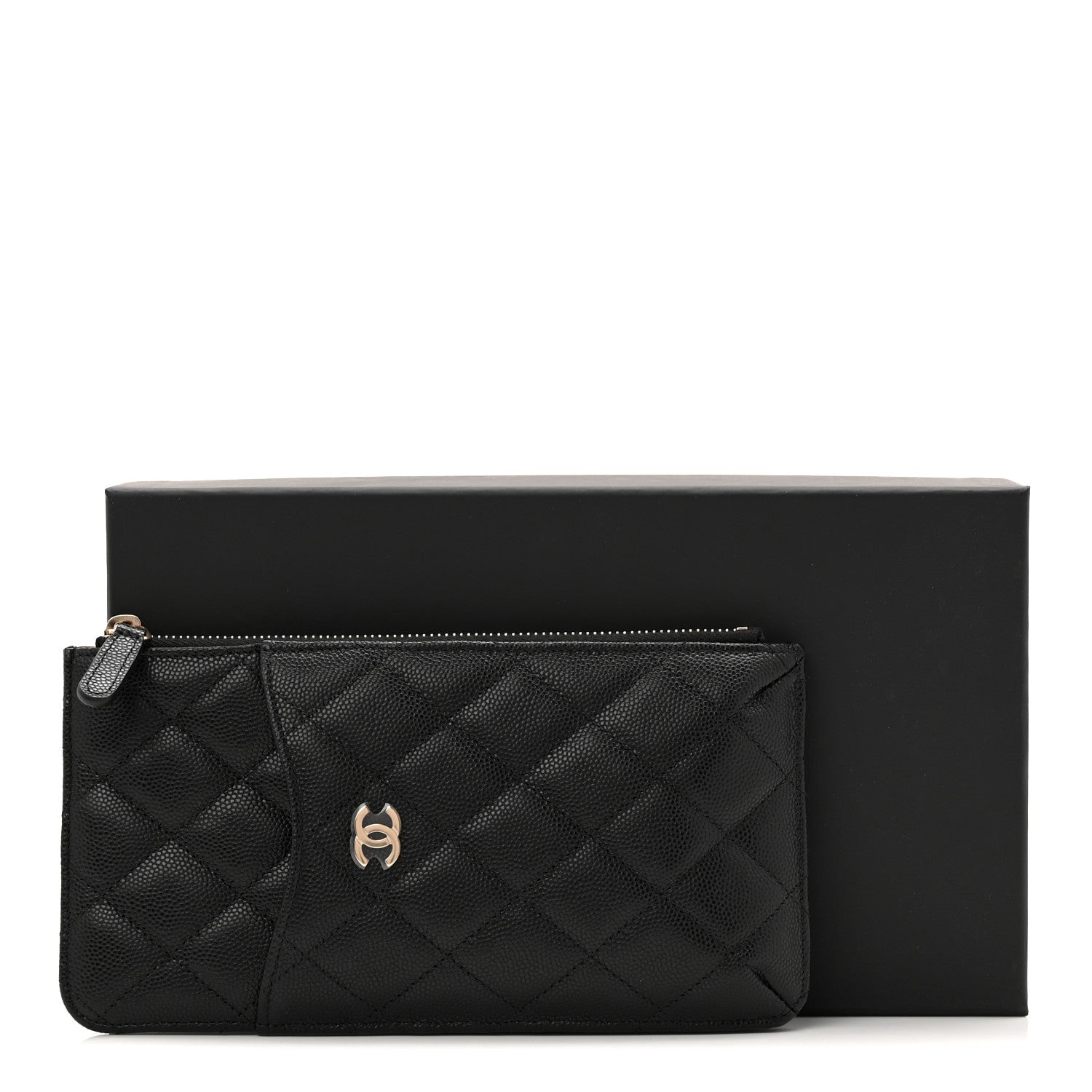 Chanel Caviar Quilted Classic iPhone Pouch Black 8 of 8