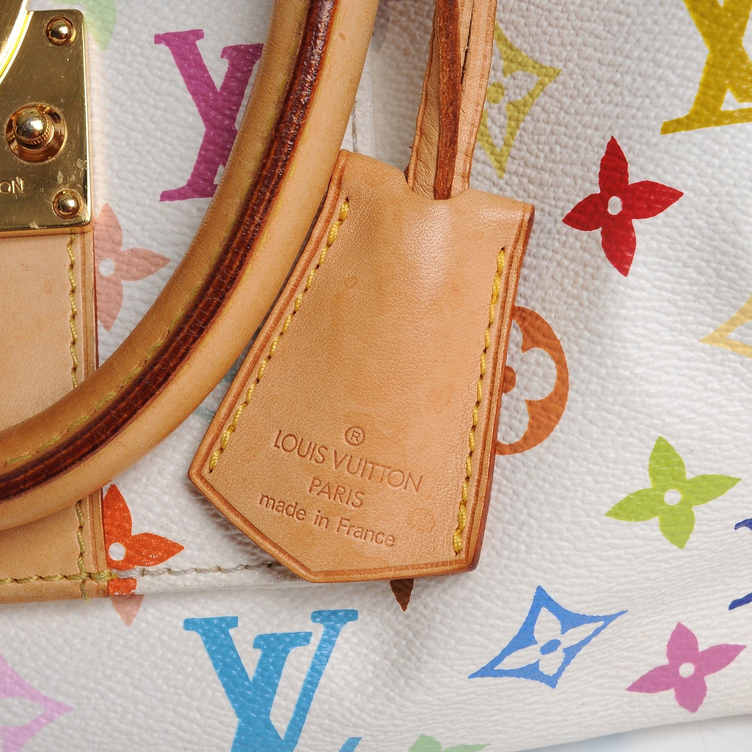 Louis Vuitton Monogram Multicolor Speedy 30 White 8 of 14