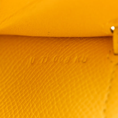 Hermes Epsom Kelly Wallet To Go Jaune De Naples 7 of 14